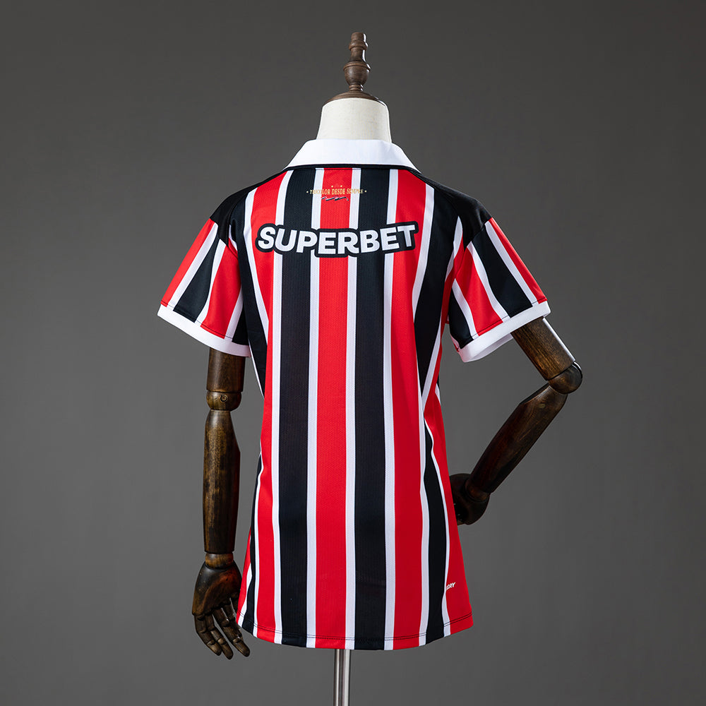 Camisola São Paulo FC 2026-27 Alternativa Riscas Versão Mulher