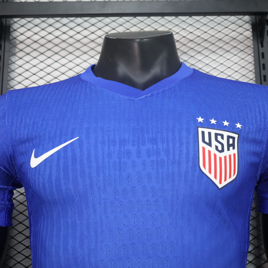 Camisola USA 2024 Alternativa Azul Versão Jogador