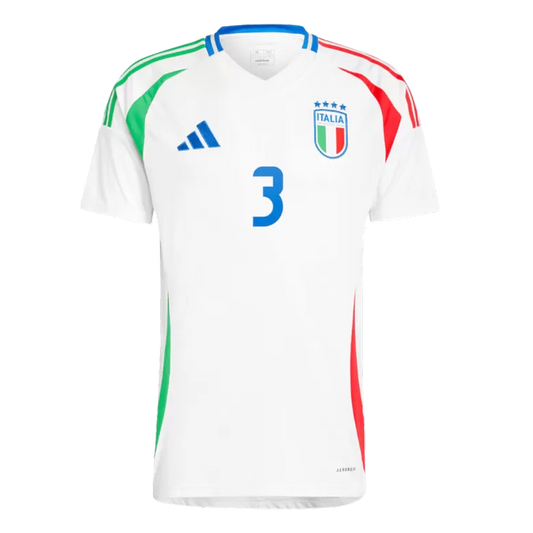 Camisola Italia 2024 Alternativa Branca Versão Adepto DIMARCO #3