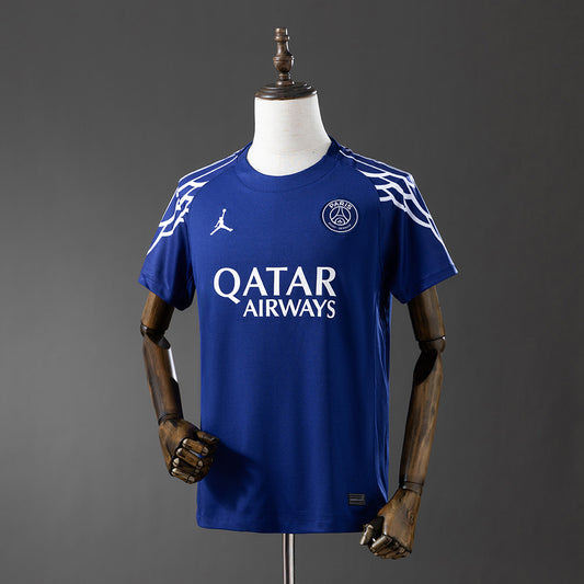Camisola FC Paris Saint-Germain 2024-25 Alternativa Azul UCL Versão Adepto JOÃO NEVES #87