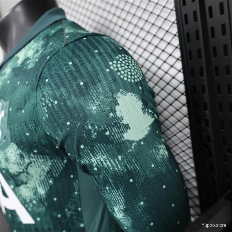 Camisola Manga Comprida TOT 2024-25 Alternativa Verde Versão Jogador