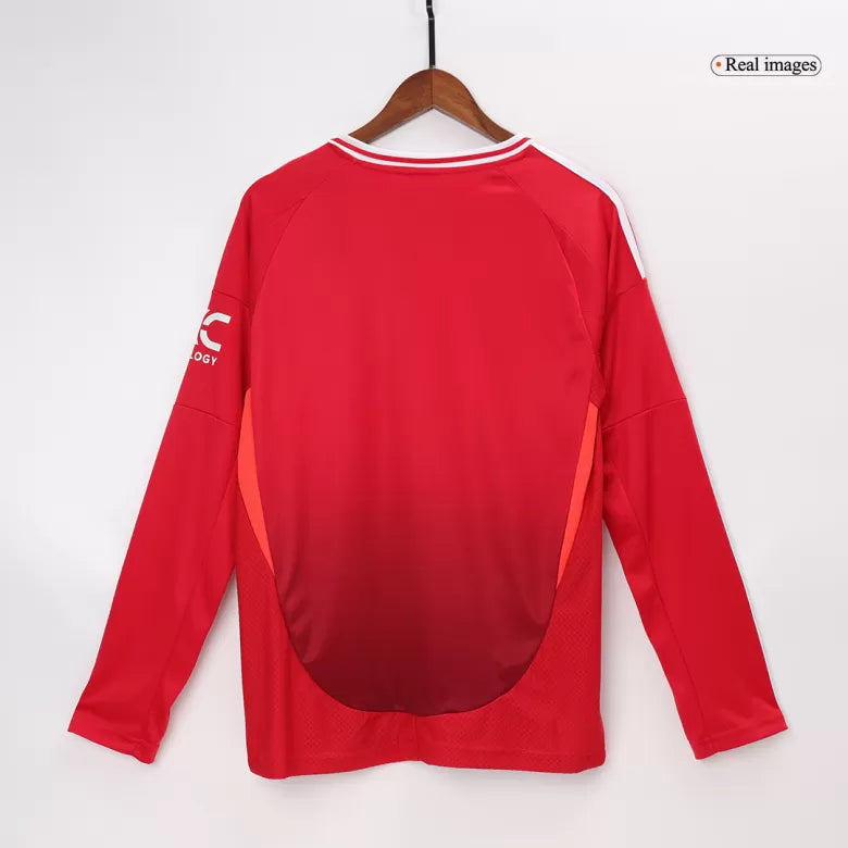Camisola Manga Comprida M-United 2024-25 Principal Versão Adepto