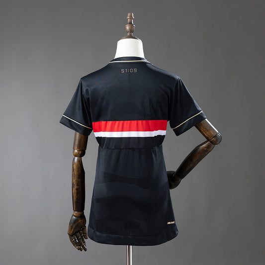 Camisola São Paulo FC 2025-26 Alternativa Preta Lisa Versão Mulher