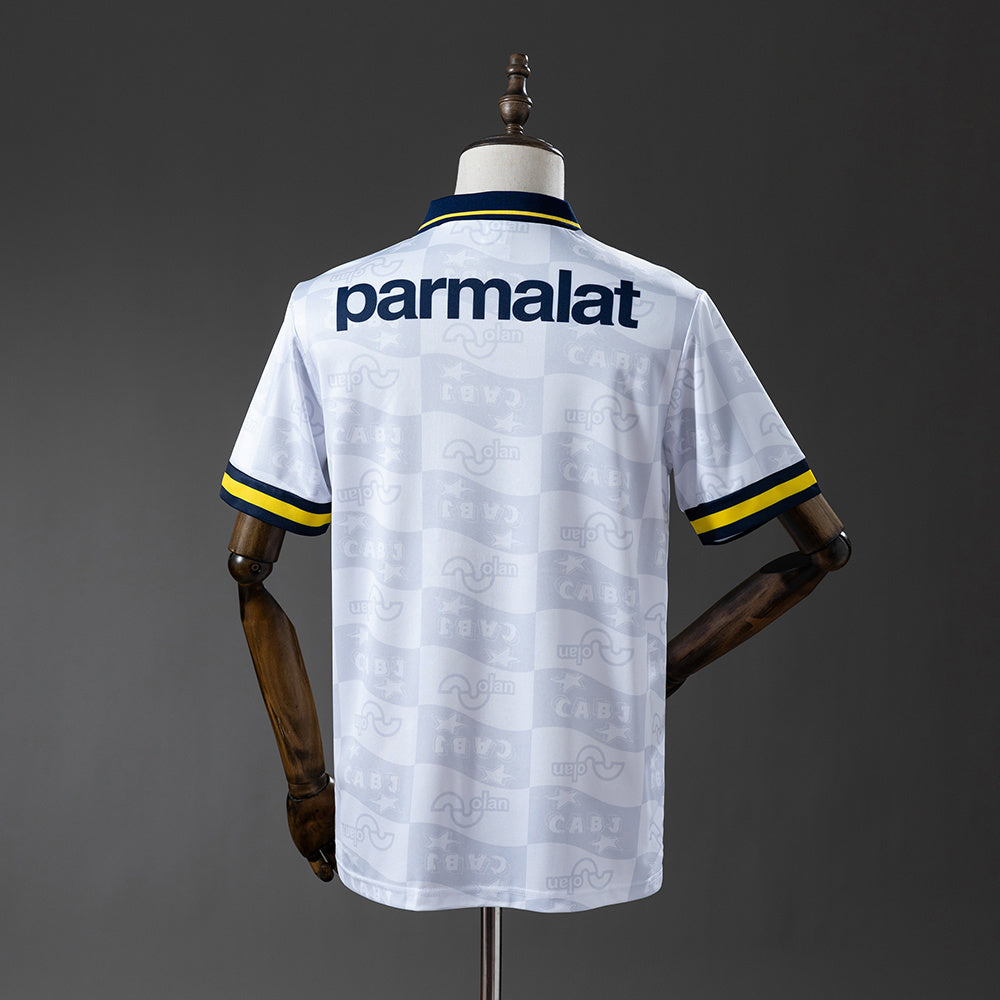 Camisola CA Boca Juniors 1995-96 Alternativa Branca Versão Adepto