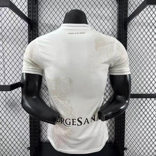 Camisola Napoles 2025-26 Alternativa Branca Versão Jogador