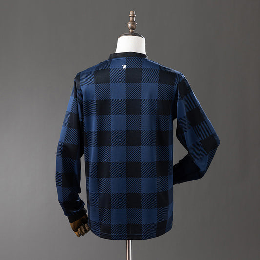 Camisola Manga Comprida M-UNITED 2013-14 Alternativa Azul Versão Adepto