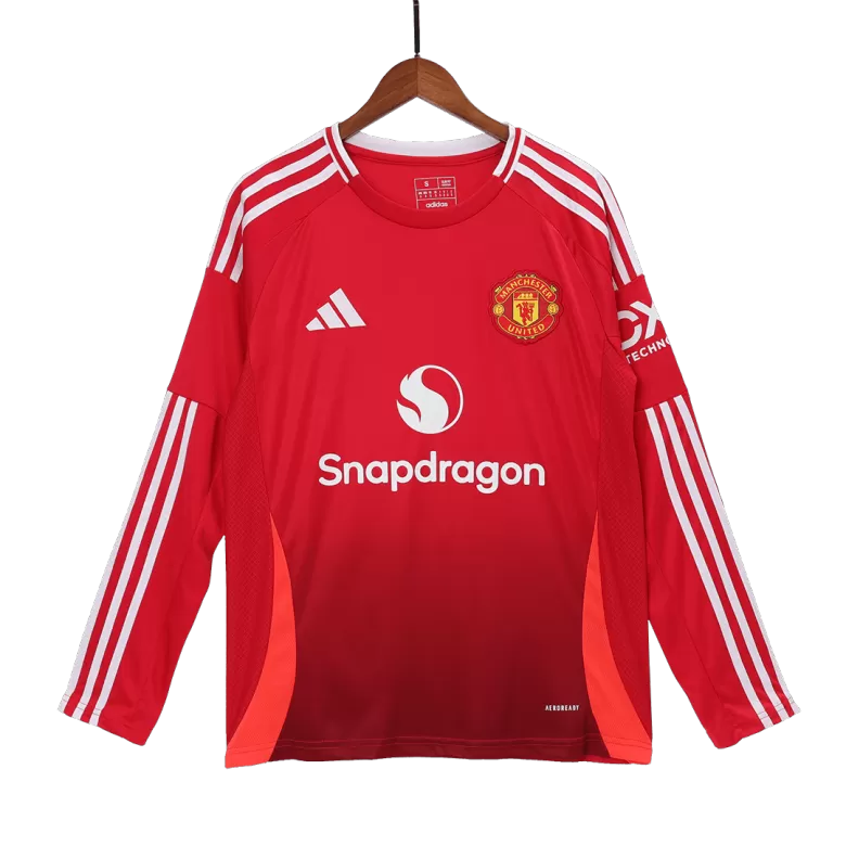 Camisola Manga Comprida M-United 2024-25 Principal Versão Adepto