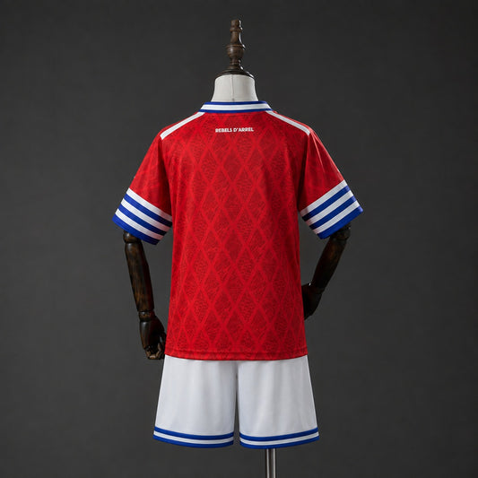 Kit Criança RCD Espanyol 2026-27 Alternativo Vermelho
