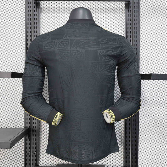 Camisola Manga Comprida Mexico 2025 Edição Gold-Cup Versão Jogador