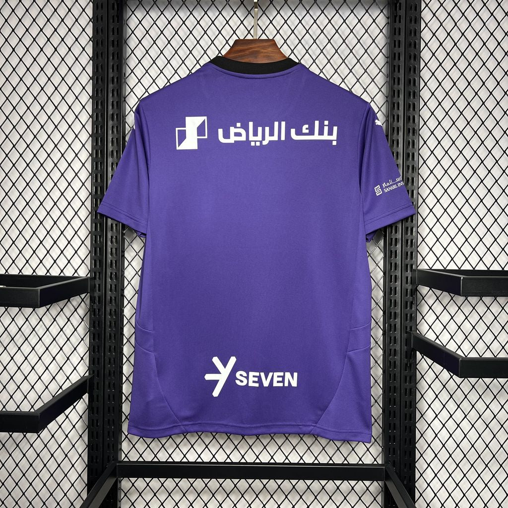 Camisola Al-Hilal SFC 2024-25 Alternativa Azul Versão Adepto
