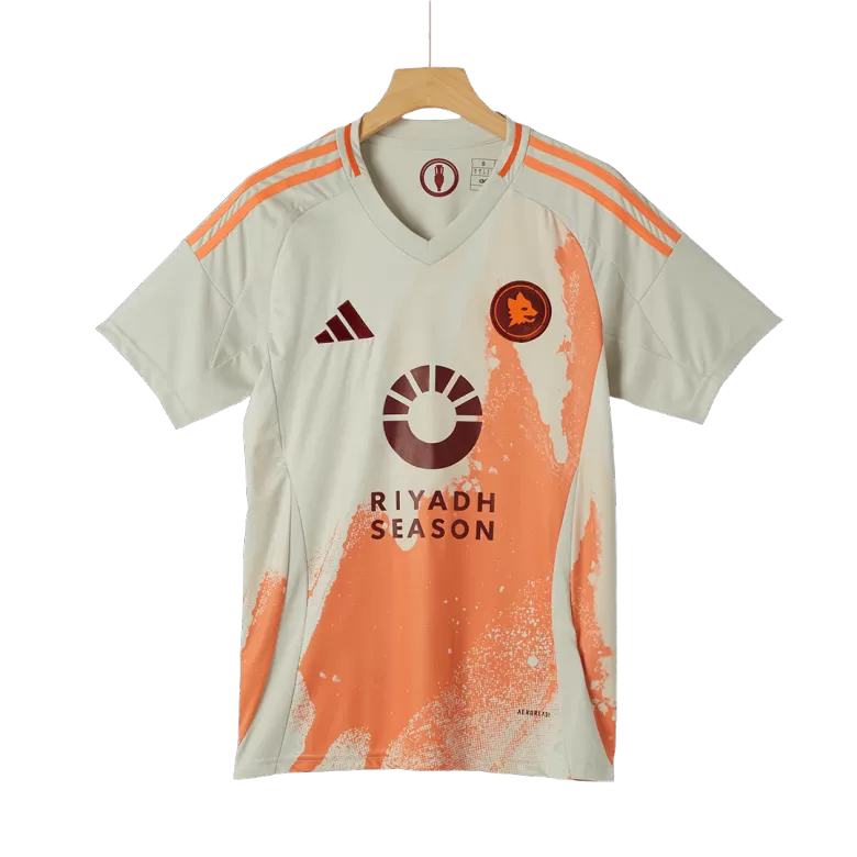 Camisola AS Roma 2024-25 Alternativa Branca Versão Adepto