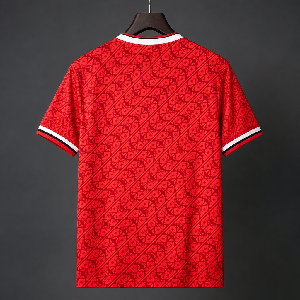 Camisola CR Flamengo 2026-27 Alternativa Vermelha Lisa Versão Adepto