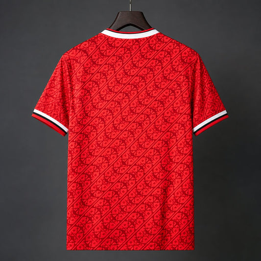 Camisola CR Flamengo 2026-27 Alternativa Vermelha Lisa Versão Adepto