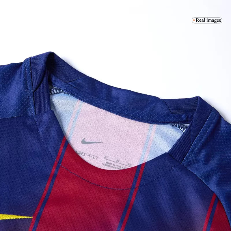 Kit Criança FC Barcelona 2025-26 Principal LAMINE YAMAL #10 (Entrega Imediata)
