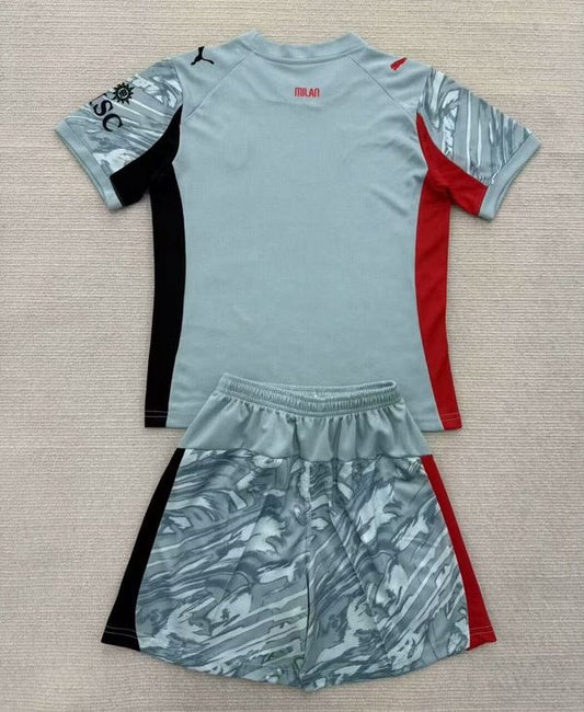Kit Criança AC Milan 2025-26 Guarda-Redes