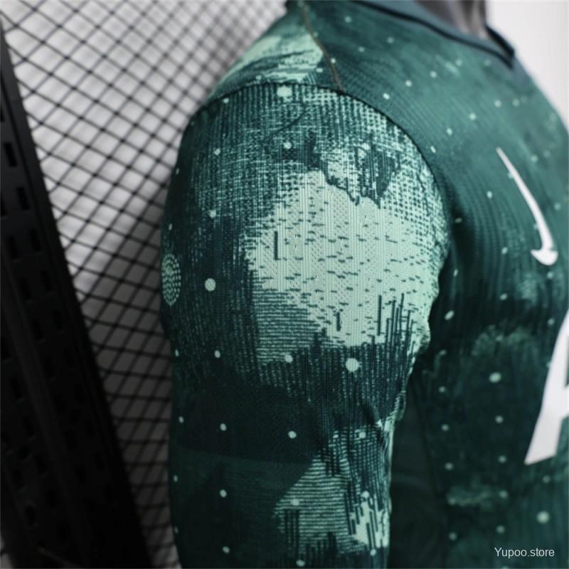 Camisola Manga Comprida TOT 2024-25 Alternativa Verde Versão Jogador