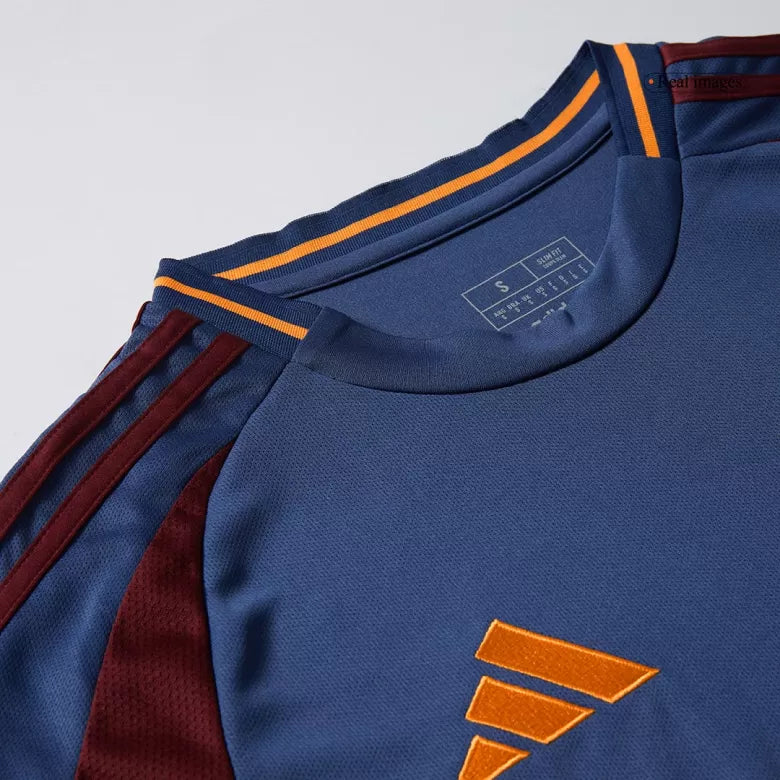 Camisola AS Roma 2024-25 Alternativa Azul Versão Adepto