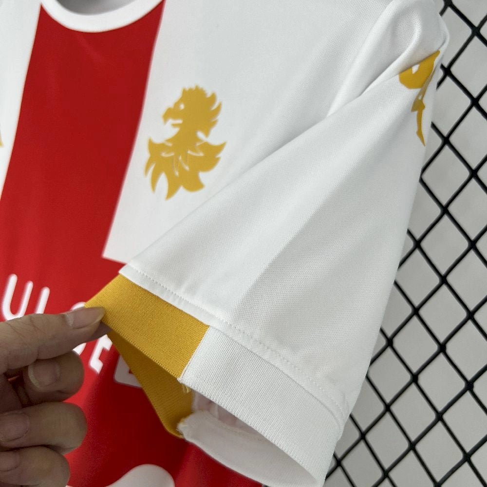 Camisola Genova 2025-26 Alternativa Branca Versão Adepto