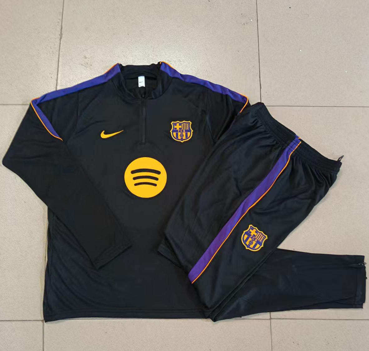 Fato de Treino FC Barcelona 2026-27 - Camisola com Fecho