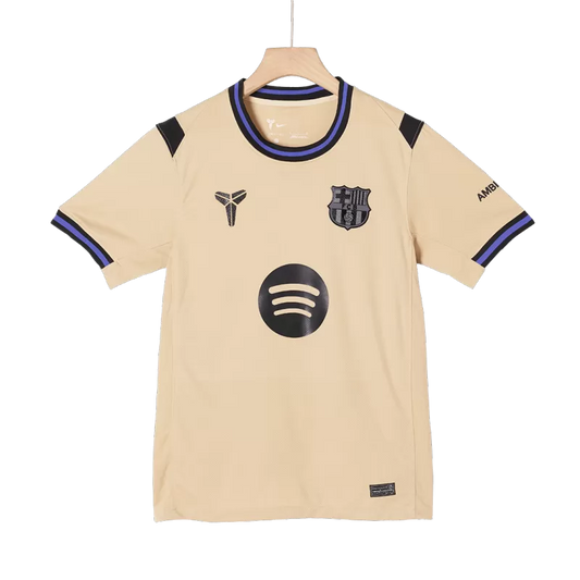 Camisola FC Barcelona 2025-26 Alternativa Amarela Versão Adepto LAMINE YAMAL #10