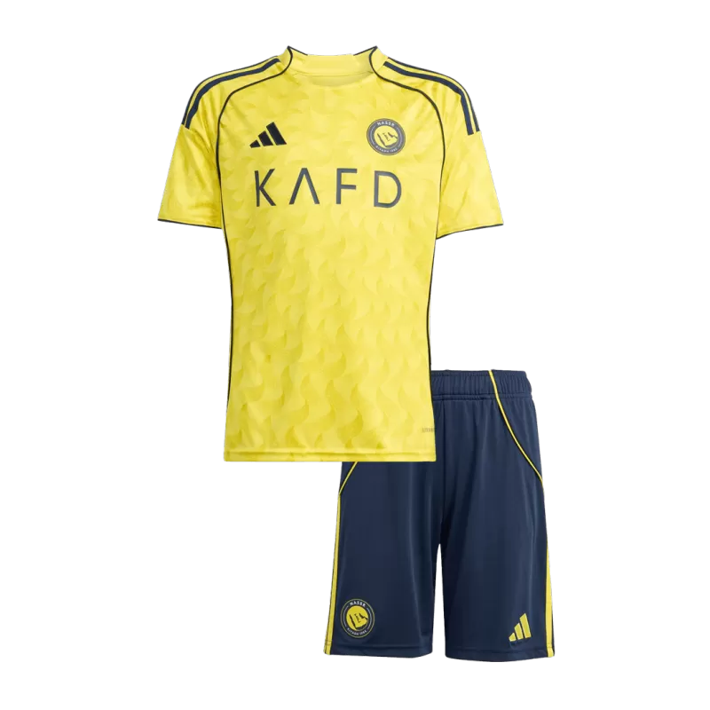 Kit Criança Al-Nassr FC 2025-26 Principal