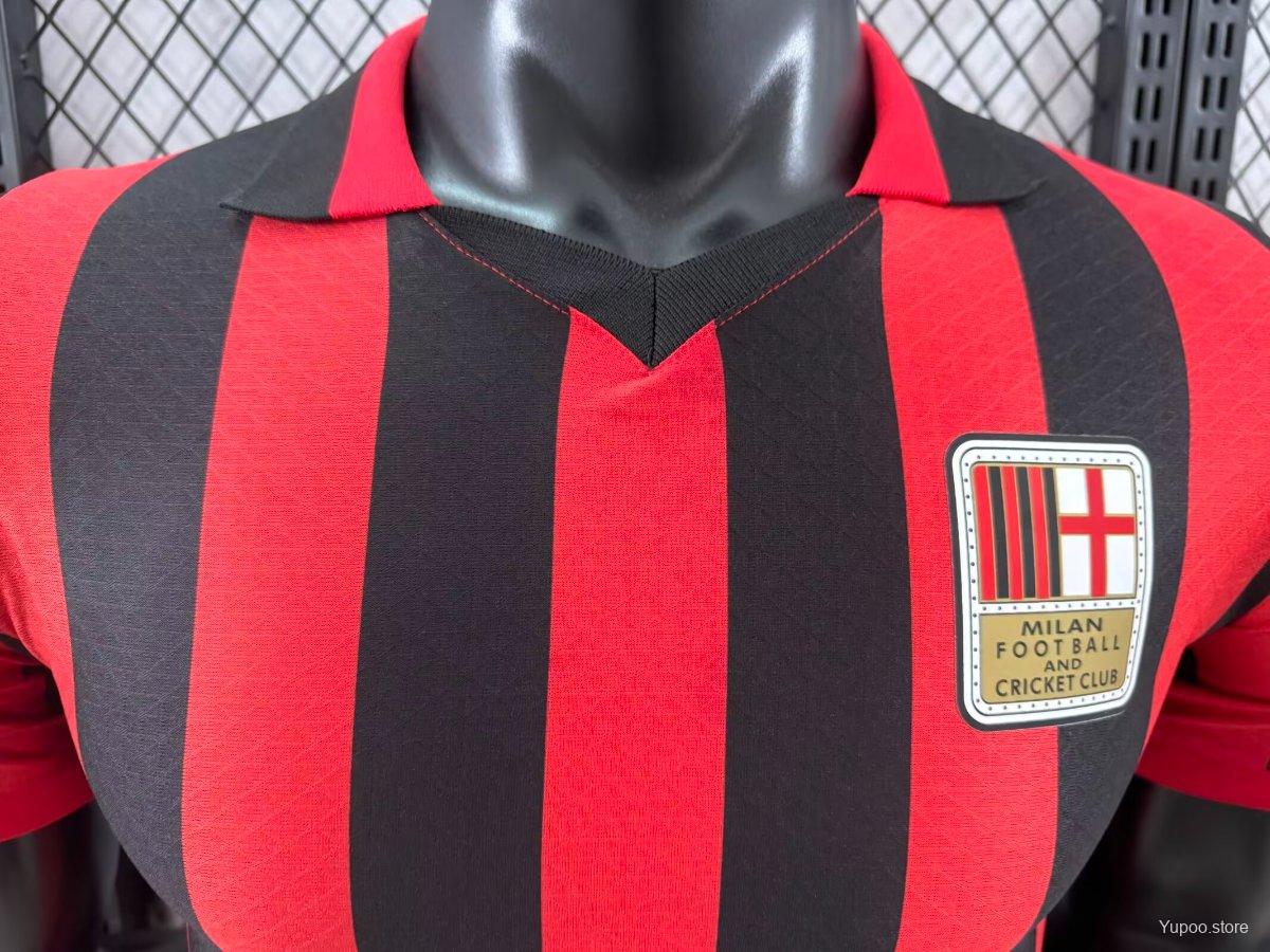 Camisola Ac Milan 2024-25 Edição Especial 125º Aniversario Versão Jogador