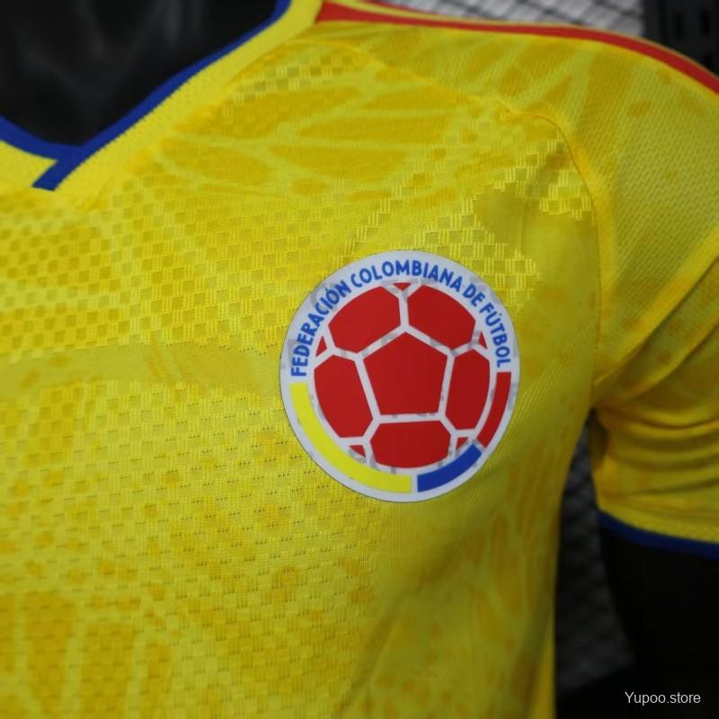 Camisola Colombia 2025 Principal Versão Jogador