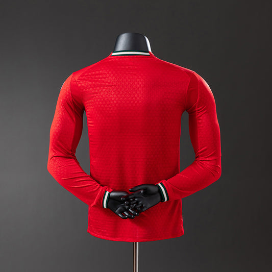 Camisola Manga Comprida Portugal 2025 Principal Versão Jogador