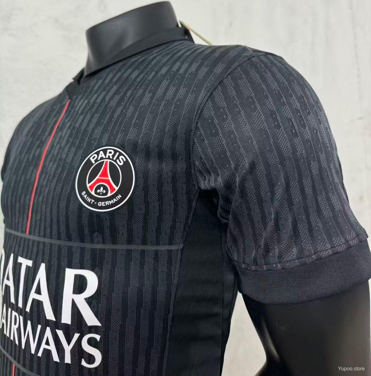 Camisola FC Paris Saint-Germain 2025-26 Alternativa Preta Versão Jogador