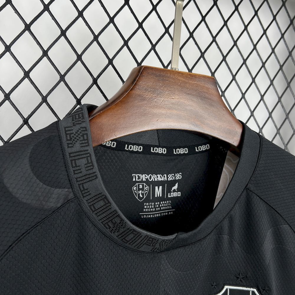 Camisola Paysandu SC 2025-26 Alternativa Preta Versão Mulher