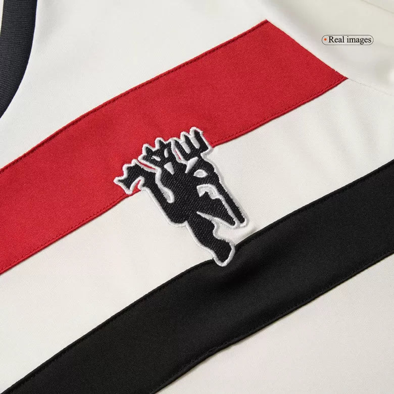 Camisola M-United 2024-25 Alternativa Branca Versão Mulher