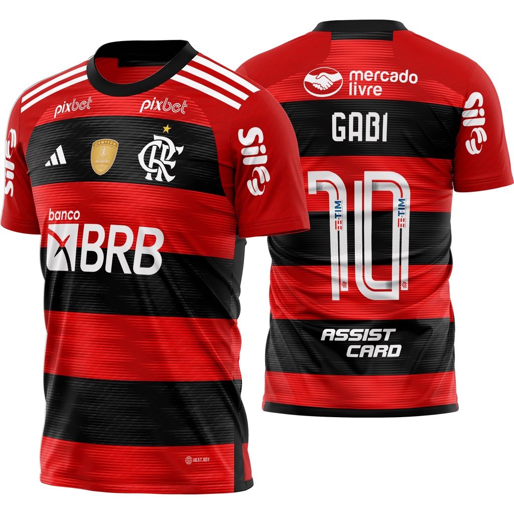 Camisola Flamengo 2023-24 Principal GABI #10