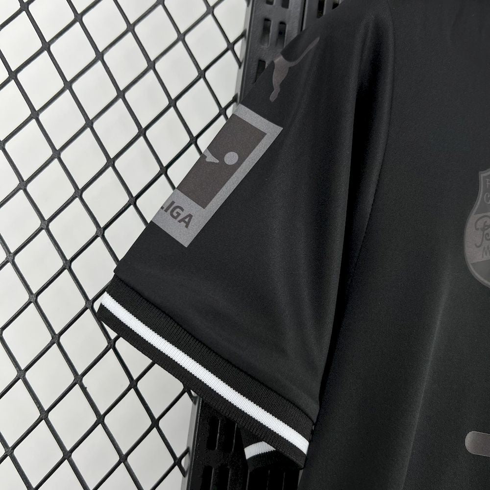 Camisola Borussia Monchengladbach 2025-26 Alternativa Preta Versão Adepto
