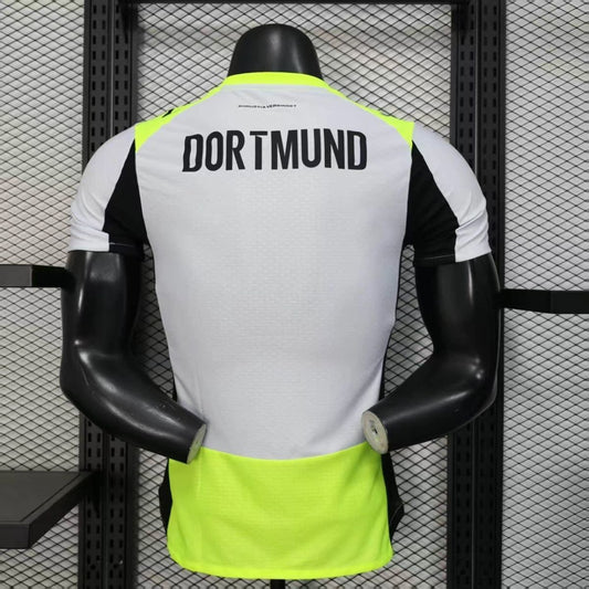 Camisola Borussia Dortmund 2025-26 Alternativa Cinzenta Versão Jogador