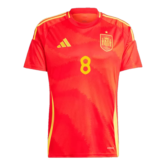 Camisola Espanha 2024 Principal Versão Adepto FABIÁN #8