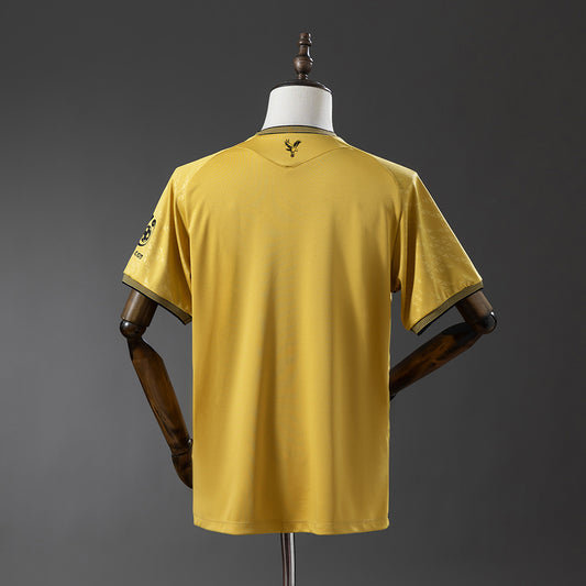 Camisola CRY-PAL 2025-26 Alternativa Amarela Versão Adepto