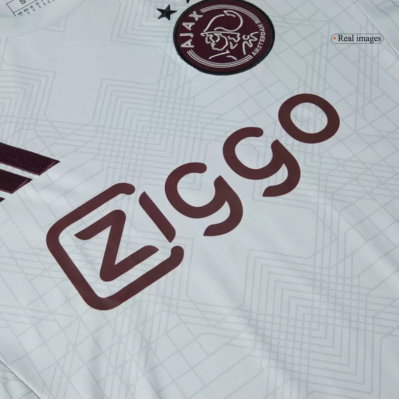 Camisola AFC Ajax 2024-25 Alternativa Branca Versão Adepto