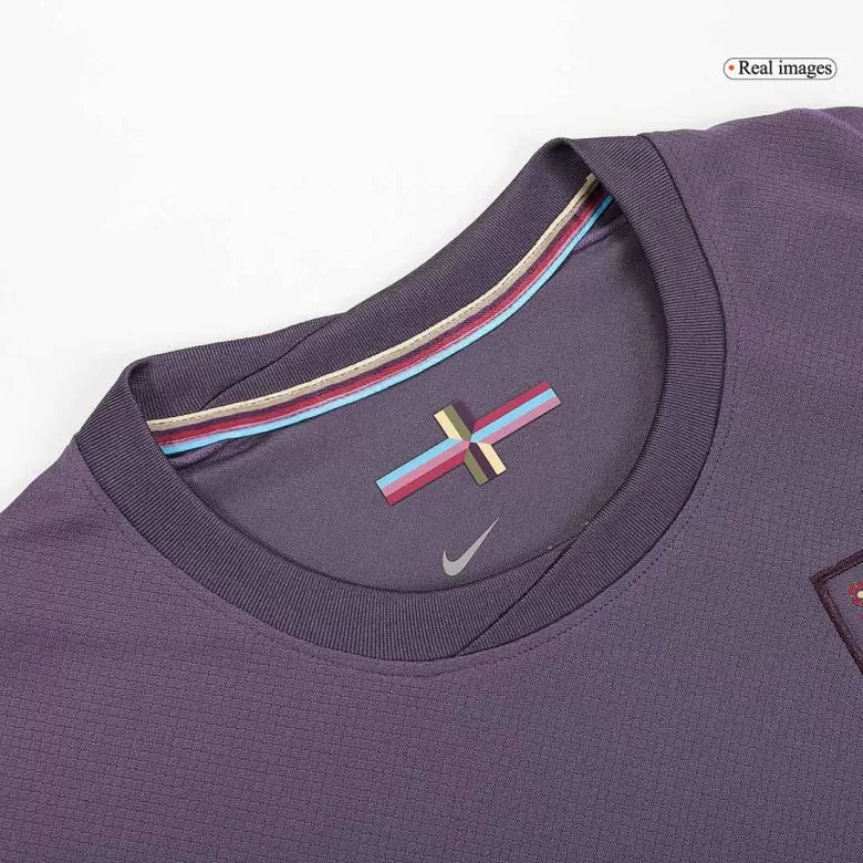 Camisola Inglaterra 2024 Alternativa Azul Versão Adepto