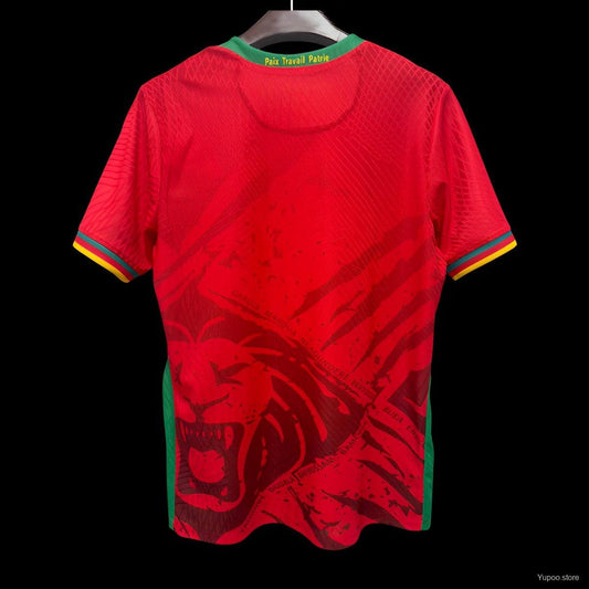 Camisola Camarões 2025 Alternativa Vermelha Versão Jogador