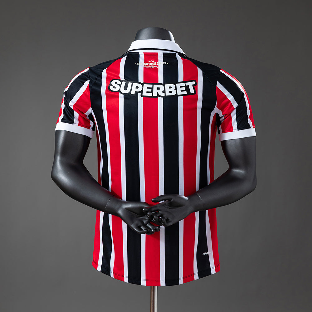 Camisola São Paulo FC 2026-27 Alternativa Riscas Versão Jogador