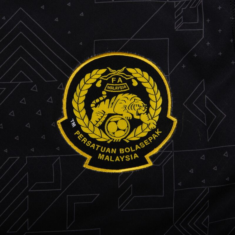 Camisola Malasía 2025 Alternativa Preta Versão Adepto