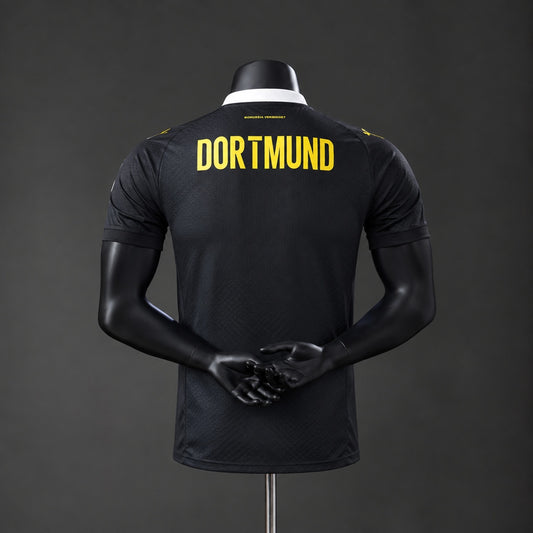 Camisola Borussia Dortmund 2026-27 Alternativa Preta Versão Jogador