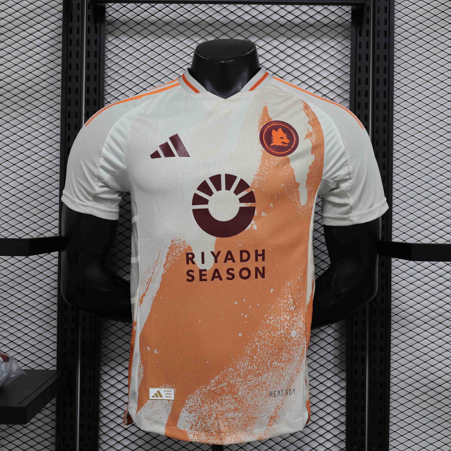 Camisola AS Roma 2024-25 Alternativa Branca Versão Jogador