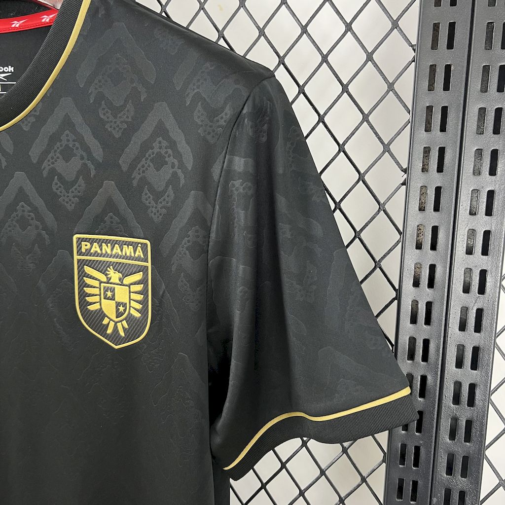 Camisola Panamá 2025 Alternativa Preta Versão Adepto