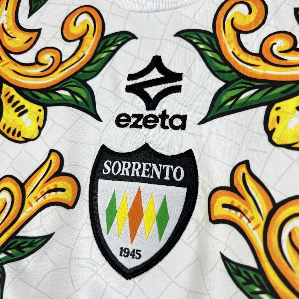 Camisola Sorrento 1945 2025-26 Alternativa Branca Versão Adepto