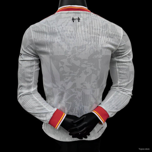 Camisola Manga Comprida LIV 2024-25 Alternativa Branca Versão Jogador