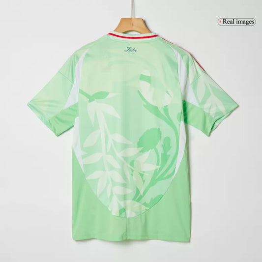 Camisola Italia 2025 Alternativa Verde Versão Mulher