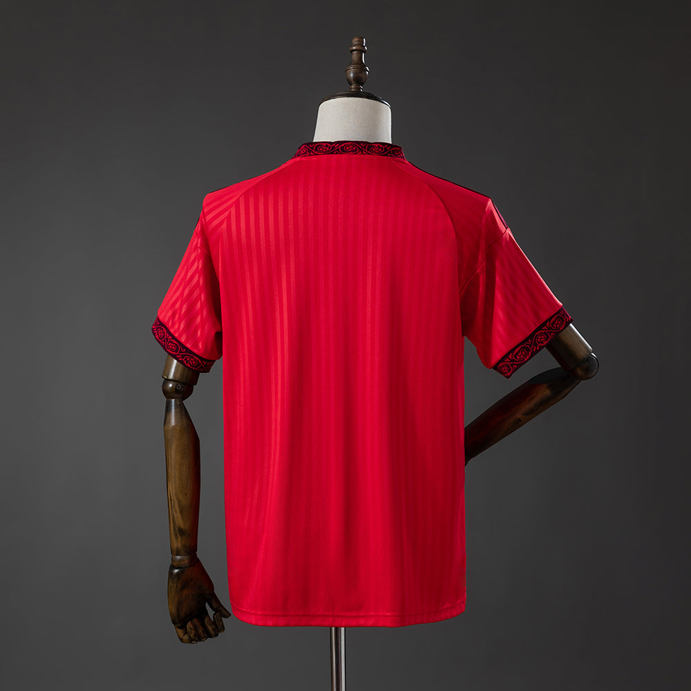 Camisola Olympique Lyon 2026-27 Alternativa Vermelha Versão Adepto
