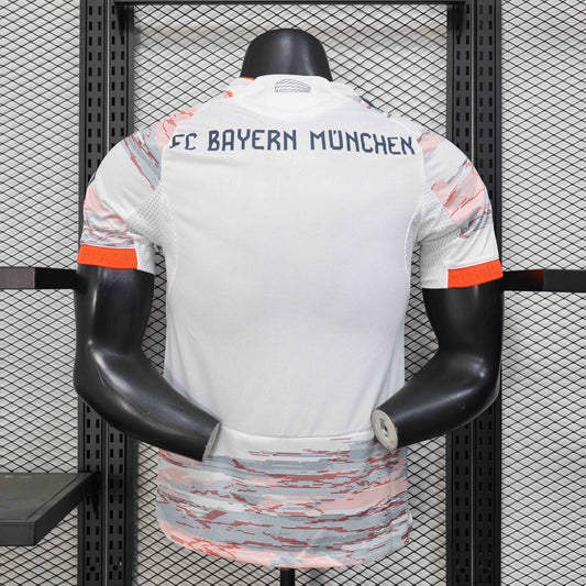 Camisola FC Bayern 2025-26 Alternativa Creme Versão Jogador