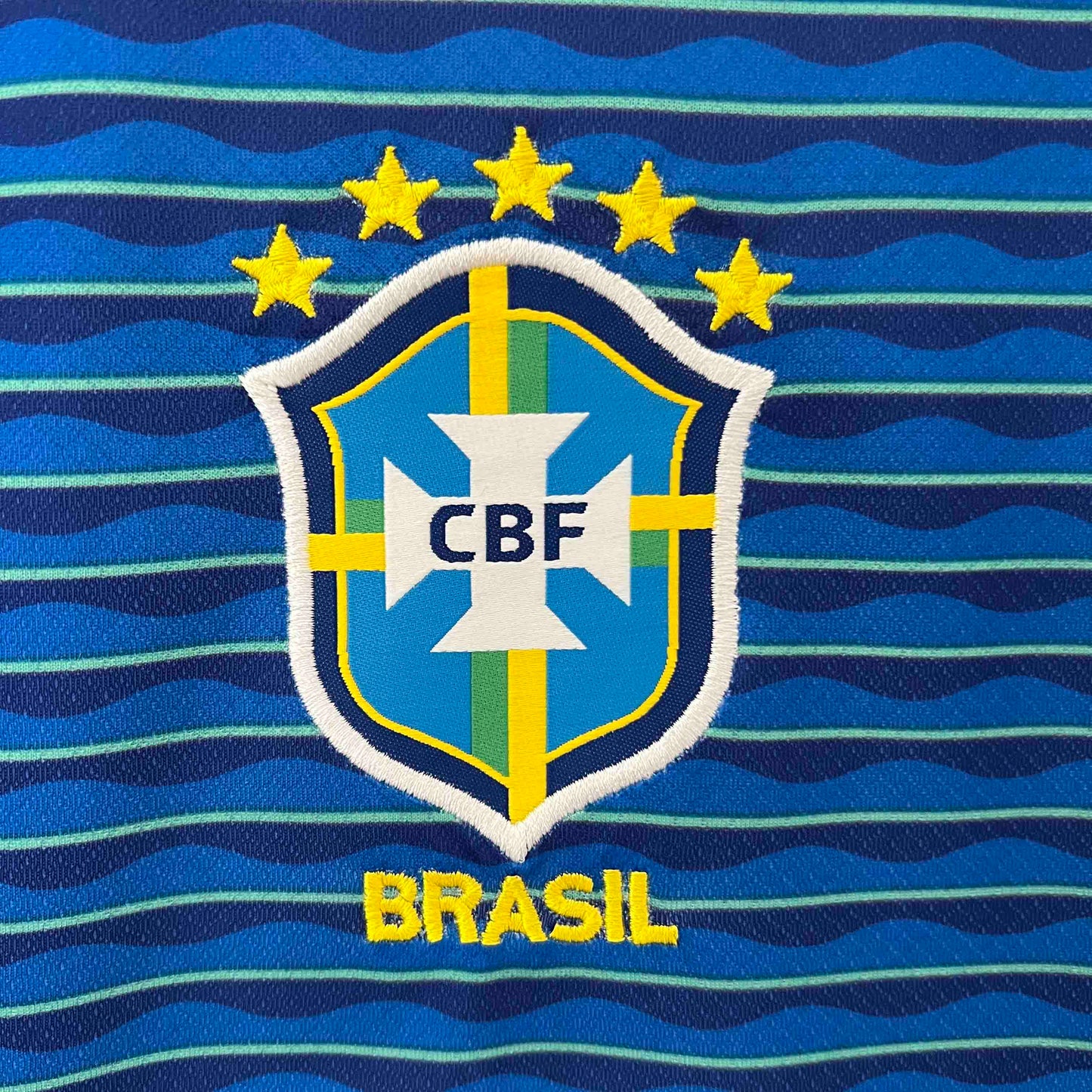 Camisola Brasil 2024 Alternativa Azul Versão Mulher